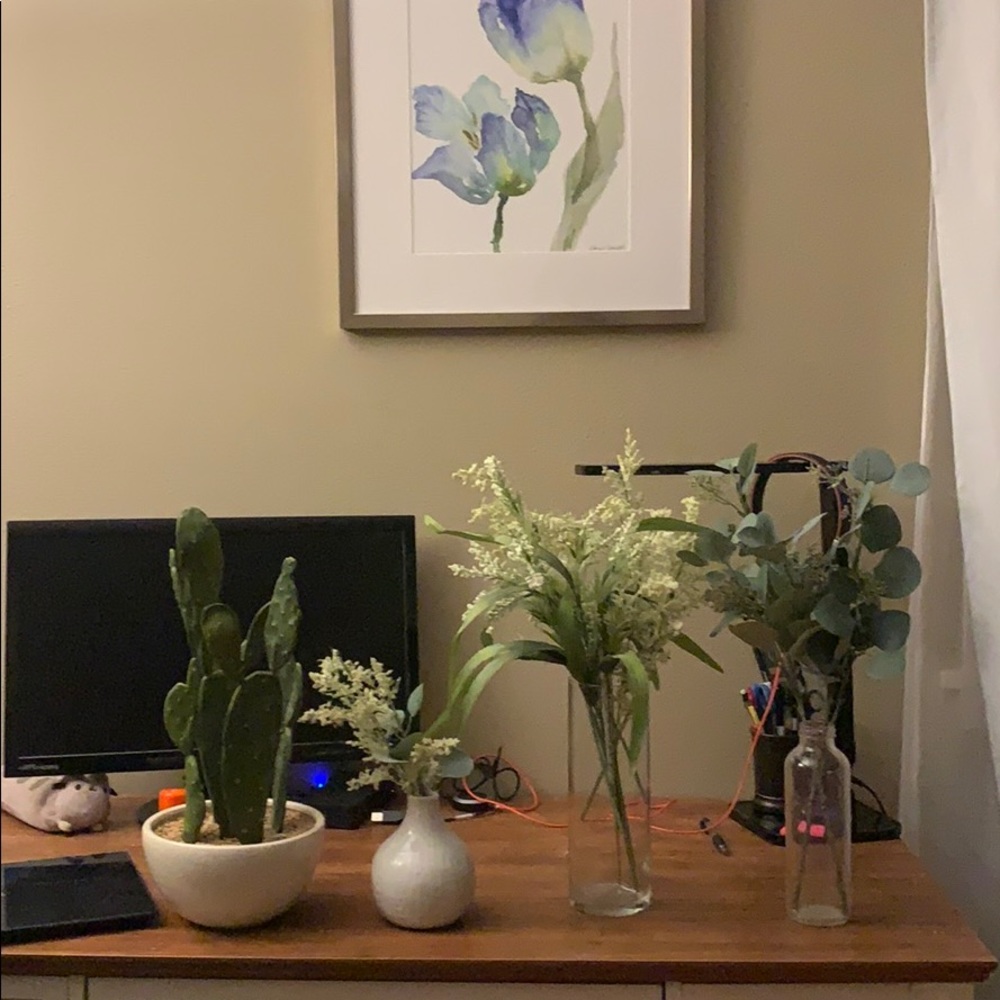 Large faux plants - eucalyptus, etc